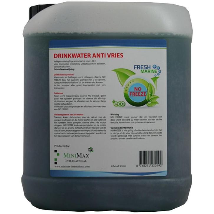 Fresh Marine Drinkwater Antivries 5 liter, Watersport en Boten, Accessoires en Onderhoud, Nieuw, Ophalen of Verzenden
