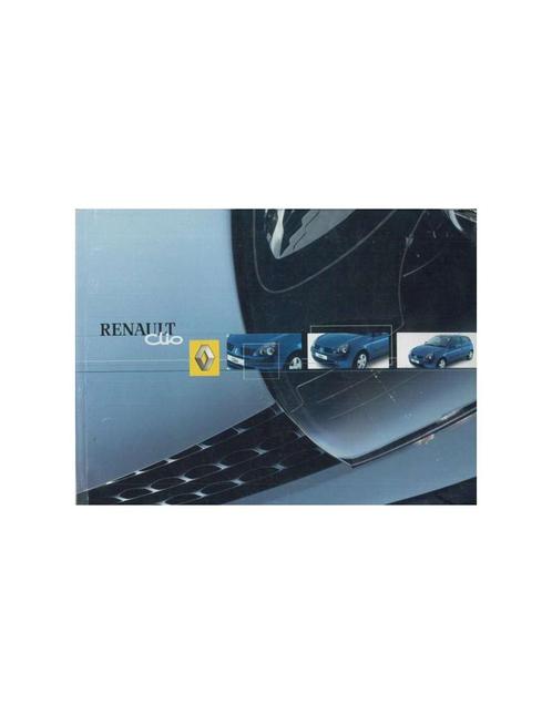 2001 RENAULT CLIO INSTRUCTIEBOEKJE NEDERLANDS, Auto diversen, Handleidingen en Instructieboekjes