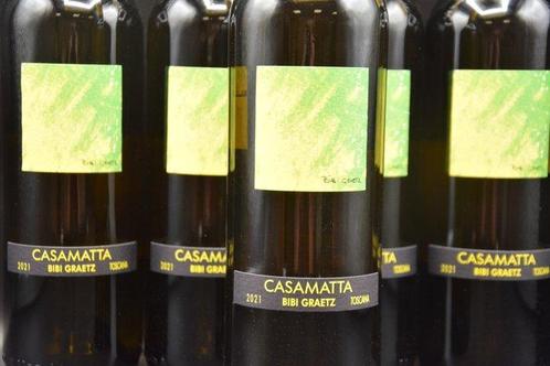 2021 Bibi Graetz, Casamatta Bianco - Toscane IGT - 6, Verzamelen, Wijnen