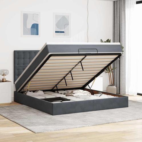 vidaXL Ottoman bed met matrassen 180x200cm fluweel, Huis en Inrichting, Slaapkamer | Bedden, Nieuw, Verzenden