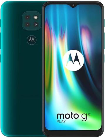 Motorola Moto G9 Play 64GB Zwart met GARANTIE & verzending, Télécoms, Ophalen of Verzenden