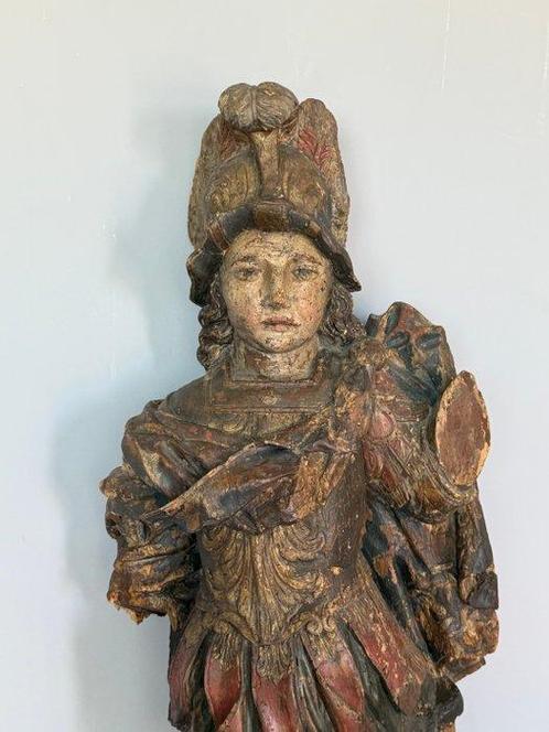 sculptuur, Houten beeld / 17e eeuw - 90 cm - Hout, Antiek en Kunst, Antiek | Overige Antiek