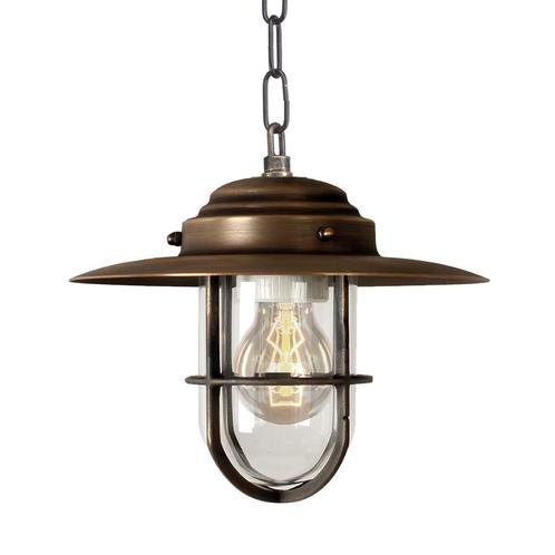 Buitenverlichting brons-koper Labenne Verandalamp Brons/Kope, Tuin en Terras, Buitenverlichting, Verzenden