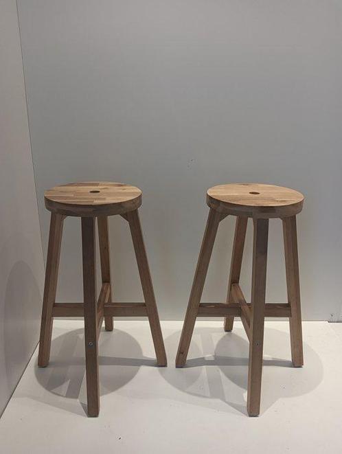 IKEA - Kruk (2) - Skogsta - Hout, Antiek en Kunst, Antiek | Meubels | Stoelen en Sofa's