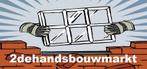 houten / aluminium raam 140 x 160  hout / steengrijs, Doe-het-zelf en Bouw, Raamkozijnen en Schuifdeuren, Nieuw
