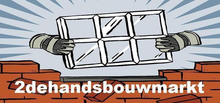 houten / aluminium raam 140 x 160  hout / steengrijs, Doe-het-zelf en Bouw, Raamkozijnen en Schuifdeuren, Inclusief glas, Nieuw