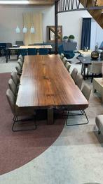 Eettafel 5 meter, massief mahonie, boomstam (nieuw, outlet), Huis en Inrichting, Tafels | Eettafels, Nieuw, Overige houtsoorten