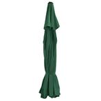 vidaXL Vervangingsdoek voor parasol 515 cm groen, Verzenden, Nieuw