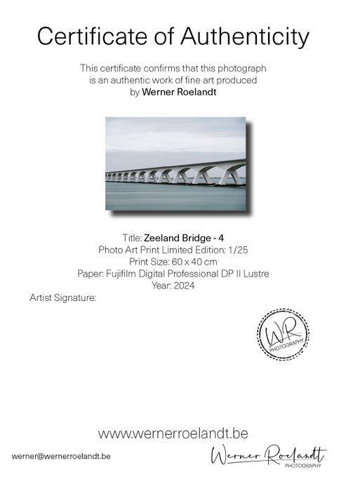 Werner Roelandt - Zeeland Bridge - 4 - No Reserve Price, Antiek en Kunst, Kunst | Designobjecten