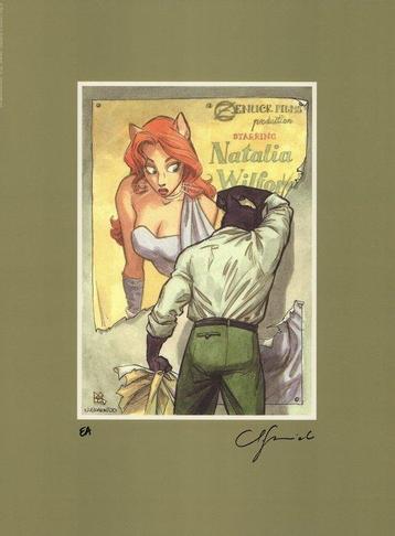 Guarnido, Juanjo - 1 Offset Print - Blacksad - Natalia