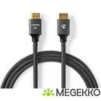 Nedis CVTB35000GY50 HDMI kabel 2 m HDMI Type A (Standaard), Verzenden, Nieuw