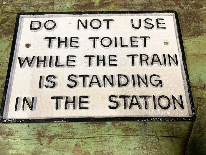 British Railways - Plaque - Sign - Gietijzer, Antiek en Kunst, Curiosa en Brocante