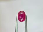Zonder minimumprijs - 1 pcs Rood Robijn - 3.20 ct -, Handtassen en Accessoires, Edelstenen, Nieuw