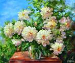 Natalia Yudina (1978) - Still life - Peonies