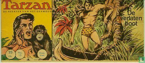 Tarzan - De verlaten boot - 1962, Boeken, Stripverhalen, Zo goed als nieuw, Eén stripboek, Verzenden
