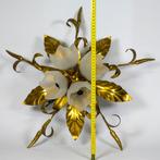 Plafondlamp - Plafondlamp - applicatie met gouden bladeren