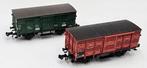 Fleischmann N - 8351, 8354 - Modeltrein goederenwagon (2) -, Hobby en Vrije tijd, Nieuw