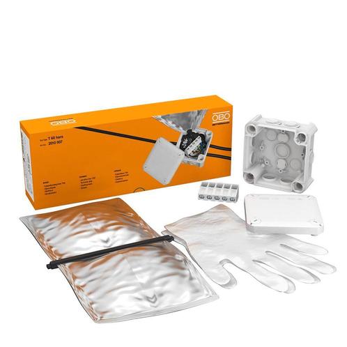OBO T-Box  Wand/Plafond Kabeldoos - 2010007, Doe-het-zelf en Bouw, Elektriciteit en Kabels, Verzenden