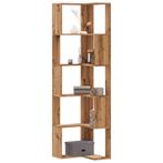 vidaXL Boekenkast 5-laags hoek 50x50x179 cm hout artisanaal, Huis en Inrichting, Kasten | Boekenkasten, Verzenden, Nieuw