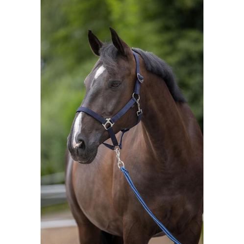 Nylonhalster hippo, maat 4 - navy - kerbl, Dieren en Toebehoren, Paarden en Pony's | Overige Paardenspullen, Nieuw