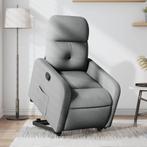 vidaXL Fauteuil inclinable Gris clair Tissu, Verzenden