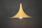 Gele trompetlamp - Plafondlamp - Deens design - Aluminium