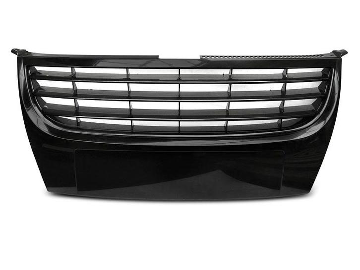 Grill | Volkswagen | Touran 06-10 5d mpv. | ABS Kunststof zw, Auto-onderdelen, Carrosserie, Nieuw, Volkswagen, Verzenden