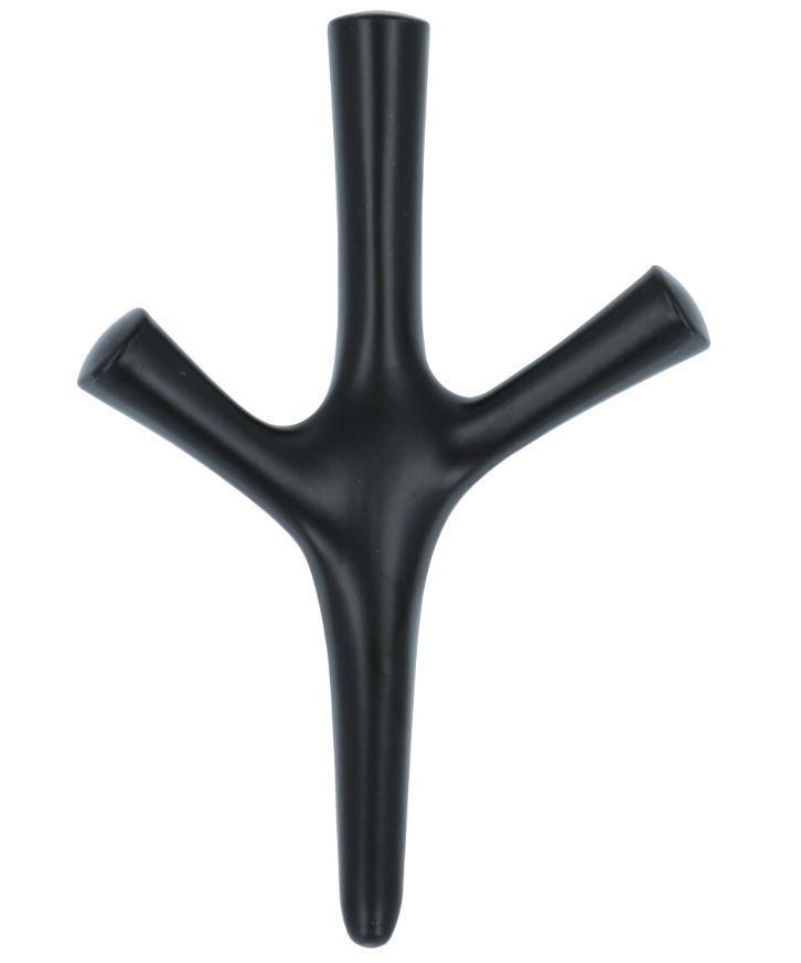 Haak Koraal zwart 150 mm, Huis en Inrichting, Woonaccessoires | Kapstokken, Nieuw, Overige materialen