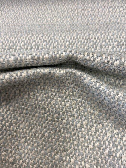 Prachtige geweven stof in blauw en roomkleur. - Meubelstof -, Antiek en Kunst, Antiek | Tapijten, Tafelkleden en Textiel