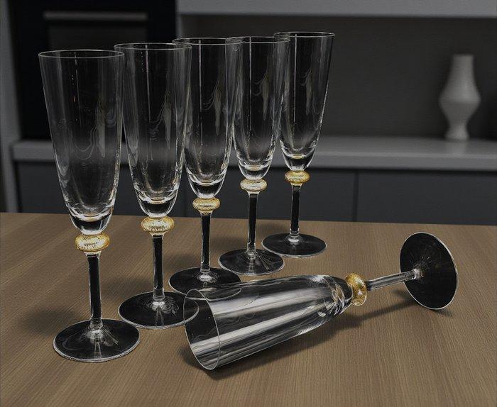 Cristalleria muranese - Drinkset (6) - Kristal, Antiek en Kunst, Antiek | Meubels | Tafels