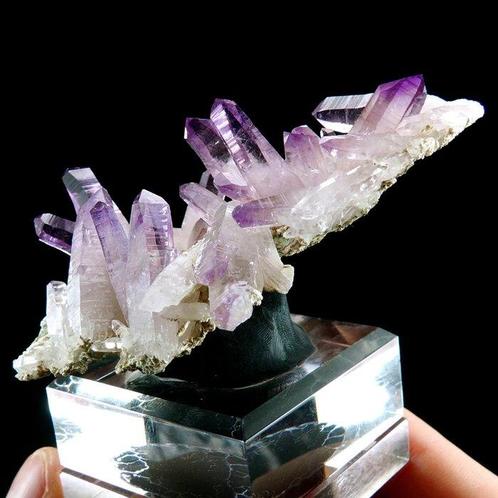 Amethist (gecustomiseerd) Tatatila, Veracruz, Mexico -, Verzamelen, Mineralen en Fossielen