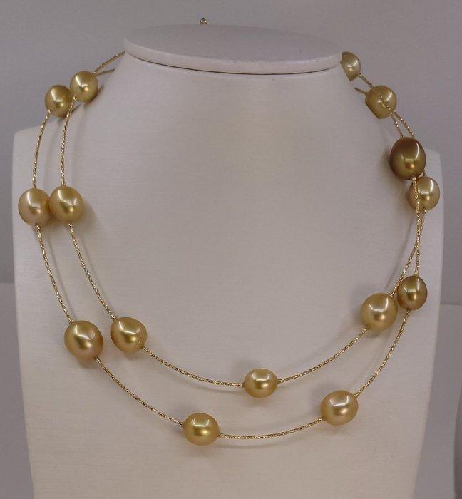 Halsketting - 18 karaat Geel goud, ALGT-gecertificeerd -, Handtassen en Accessoires, Kettingen