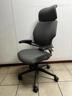 Humanscale Freedom - bureaustoel met hoofdsteun - refurb, Verzenden, Zwart, Zo goed als nieuw, Bureaustoel