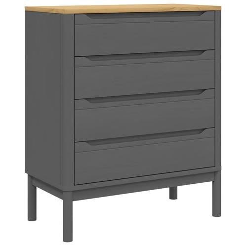 Ladekast Grenen Grijs - Retour Deal - Stijlvol & Goedkoop!, Huis en Inrichting, Kasten | Ladekasten, 25 tot 50 cm, Nieuw, Grenenhout