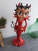 Statue, 95 cm high beautiful statue Betty Boop as a devil in
