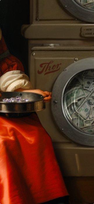 Slasky - Wash Machine, Antiek en Kunst, Kunst | Schilderijen | Modern