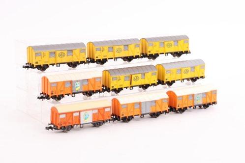 Fleischmann N - 8331/8332 - Modeltrein goederenwagon (9) -, Hobby en Vrije tijd, Modeltreinen | N-Spoor