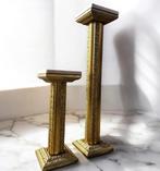 Kolom (2) - Intarsiata in Foglia Oro - 1940-1950, Antiek en Kunst