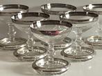 Drinkservies voor 6 - Verzilverd - Zes glazen voor champagne