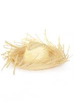 Hoed Gevlochten Rieten Strohoed Strooien Strandhoed Boer Str, Ophalen of Verzenden, Nieuw