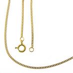 Gouden gourmetschakel ketting | 45,5 cm, Handtassen en Accessoires, Kettingen, Ophalen of Verzenden, Gebruikt, Overige kleuren