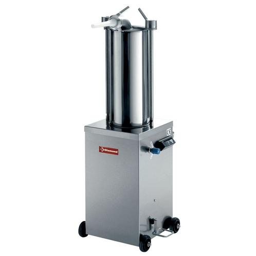 Hydraulische Verticale Worstenvuller | RVS | 15L | Wielen |, Zakelijke goederen, Horeca | Keukenapparatuur, Nieuw in verpakking