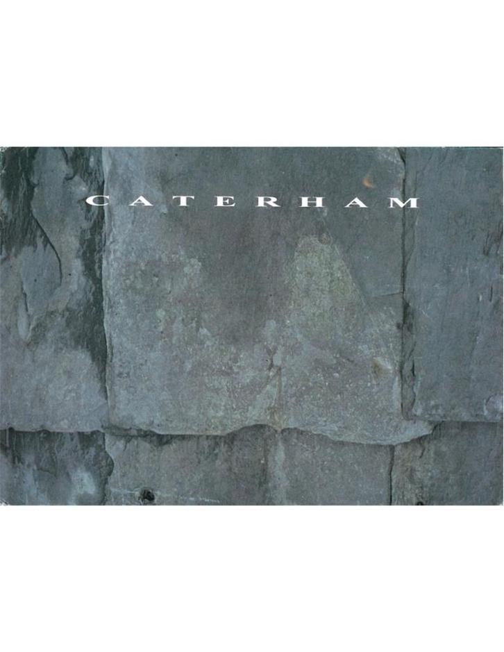 1994 CATERHAM PROGRAMMA PERSMAP ENGELS, Boeken, Auto's | Folders en Tijdschriften, Ophalen of Verzenden