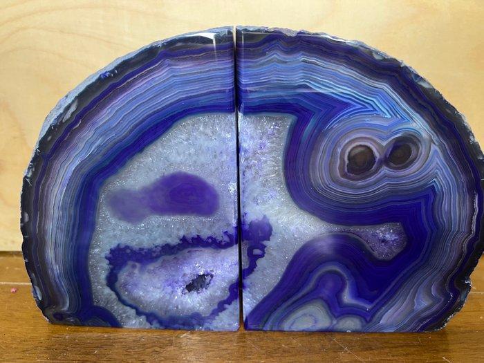 Agaat Bol - Hoogte: 23 cm - Breedte: 15 cm- 4.1 kg - (1), Verzamelen, Mineralen en Fossielen