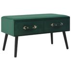 vidaXL Salontafel 80x40x46 cm fluweel groen, Verzenden, Nieuw