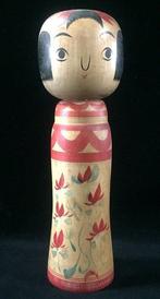 Ondertekend Abe Shinya / Japanse vintage houten Kokeshi-pop, Antiek en Kunst