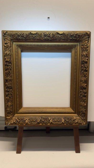 Lijst - Hout, Gips - De Gouden Omhelzing, Antiek en Kunst, Antiek | Overige Antiek