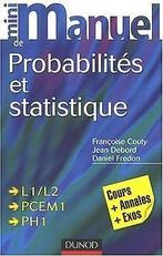 Mini manuel de probabilités et statistique : Cours + QCM..., Françoise Couty-Fredon, Verzenden