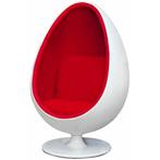 Lounge stoel Egg pod chair rood, Verzenden