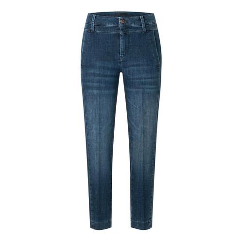 MAC • blauwe Stiletto jeans • 36, Kleding | Dames, Broeken en Pantalons, Verzenden